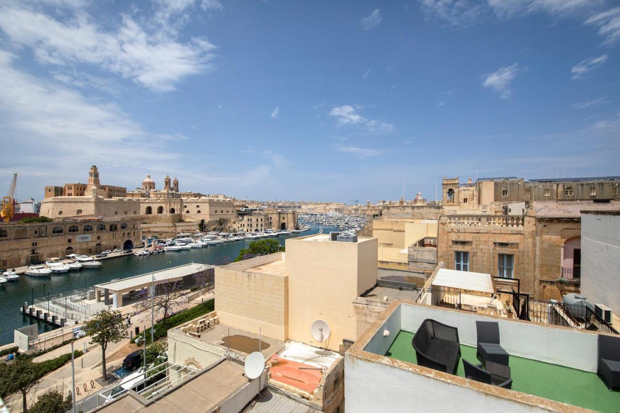 Traditional & Modern Maltese Townhouse - Rooftop Terrace And Sea Views, Close To Birgu Waterfront Cospicua Exterior foto
